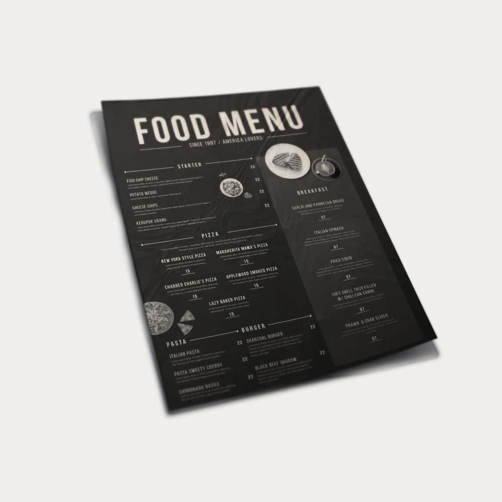 Menu - Restauration