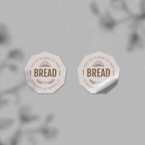 Autocollants découpe à la forme