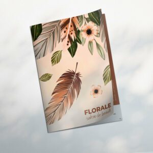 Brochures piquées format portrait