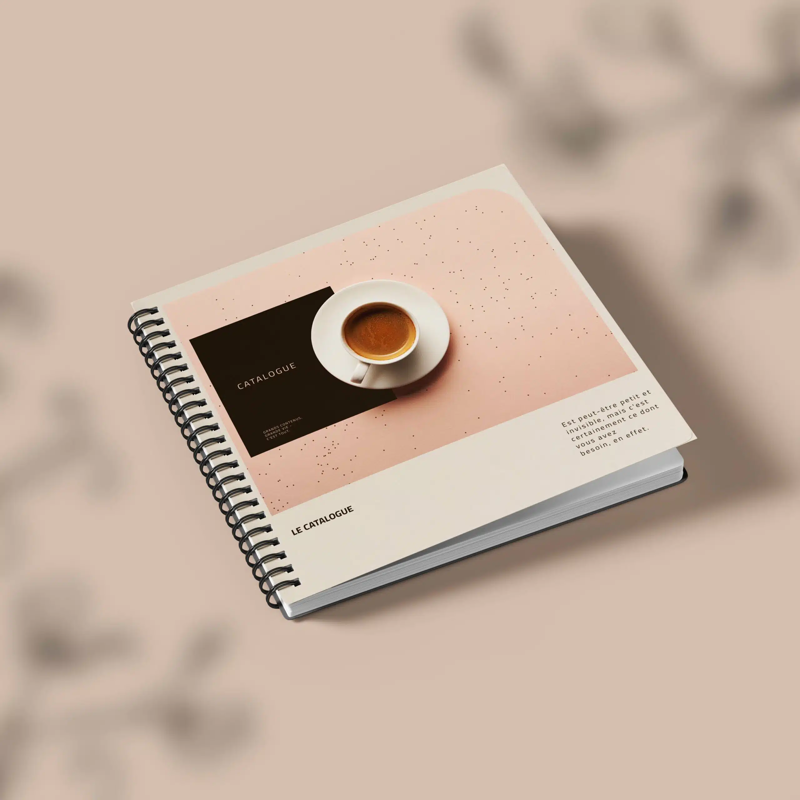 Brochures Spirale Format Carré Brochures spirale format carré par Étapes Print