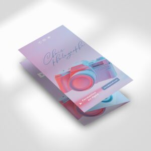 Dépliants plis accordéon