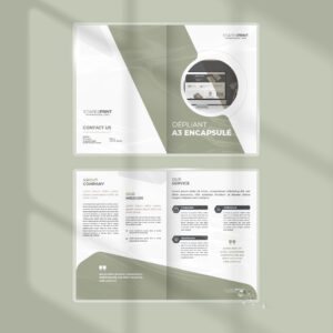 Dépliants encapsulés A3