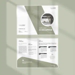 Dépliants encapsulés A3