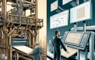 De Gutenberg à la Modernité : L'Évolution de l'Imprimerie