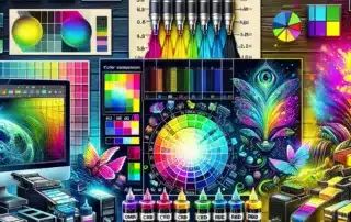 Comparaison Visuelle des Modèles de Couleurs CMJN et RVB