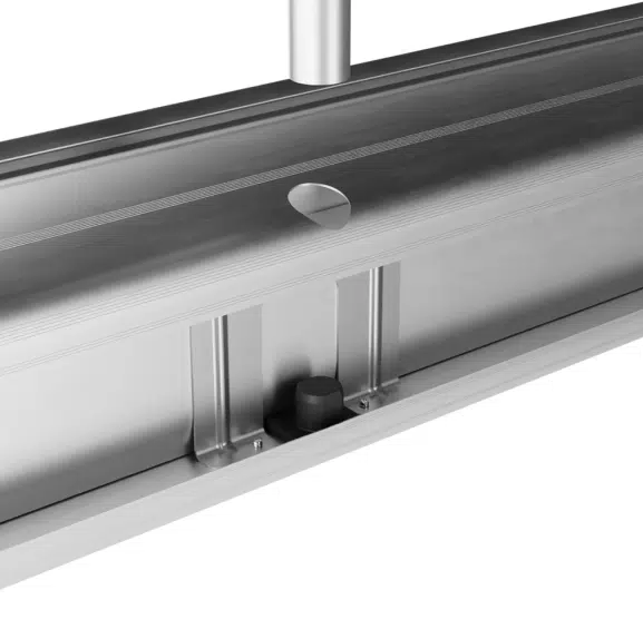 Vue arrière du roll-up basique