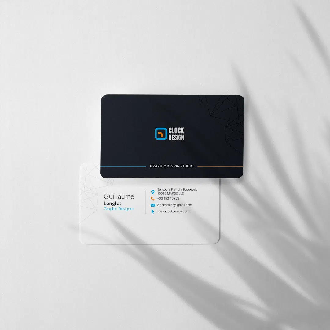 Cartes de visite coins arrondis – Image 2