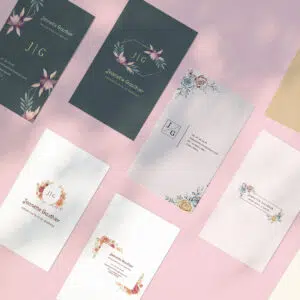 Cartes de visite multi-modèles