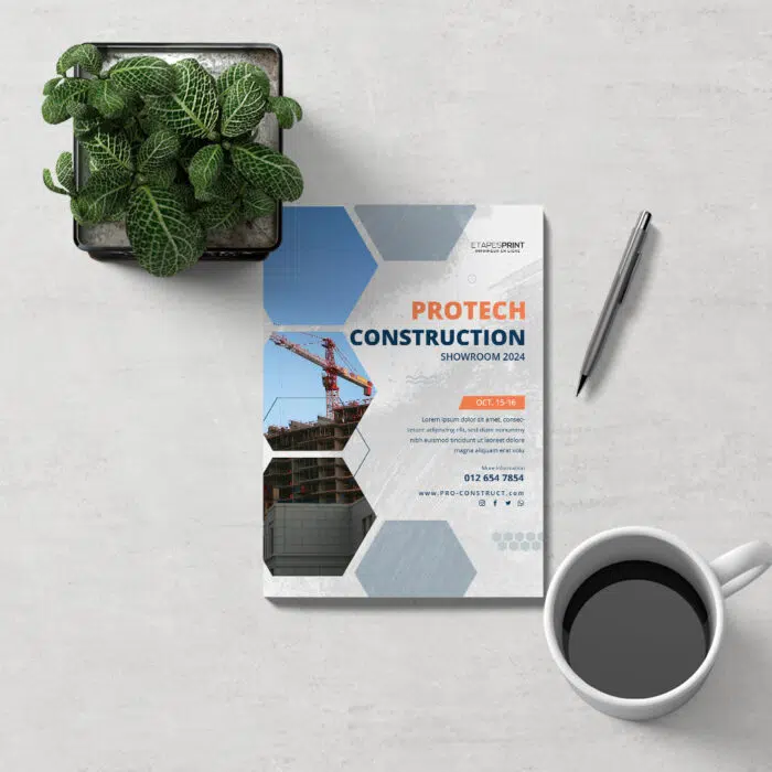 Flyers papiers texturés – Image 5