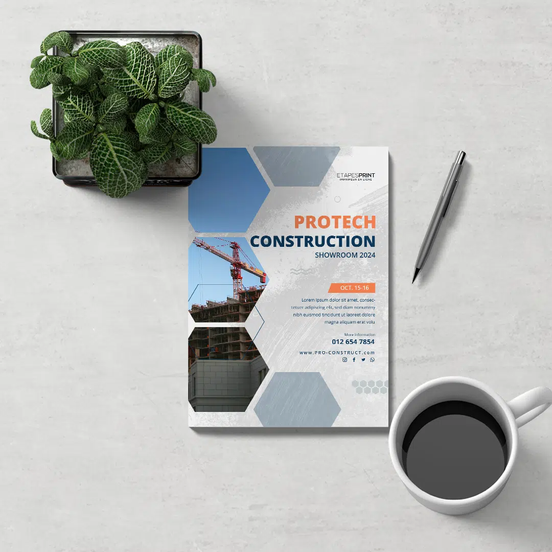 Flyers papiers texturés – Image 5