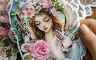 autocollants imprimés