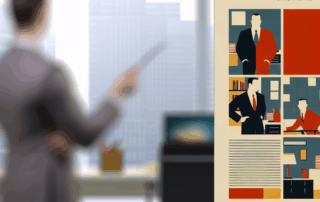 Comment puis-je m'assurer que mon affiche sera visible de loin ?