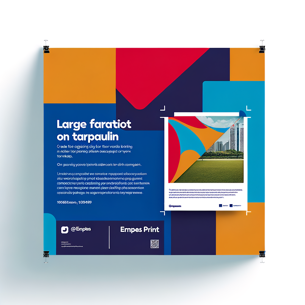 grand format sur bâche