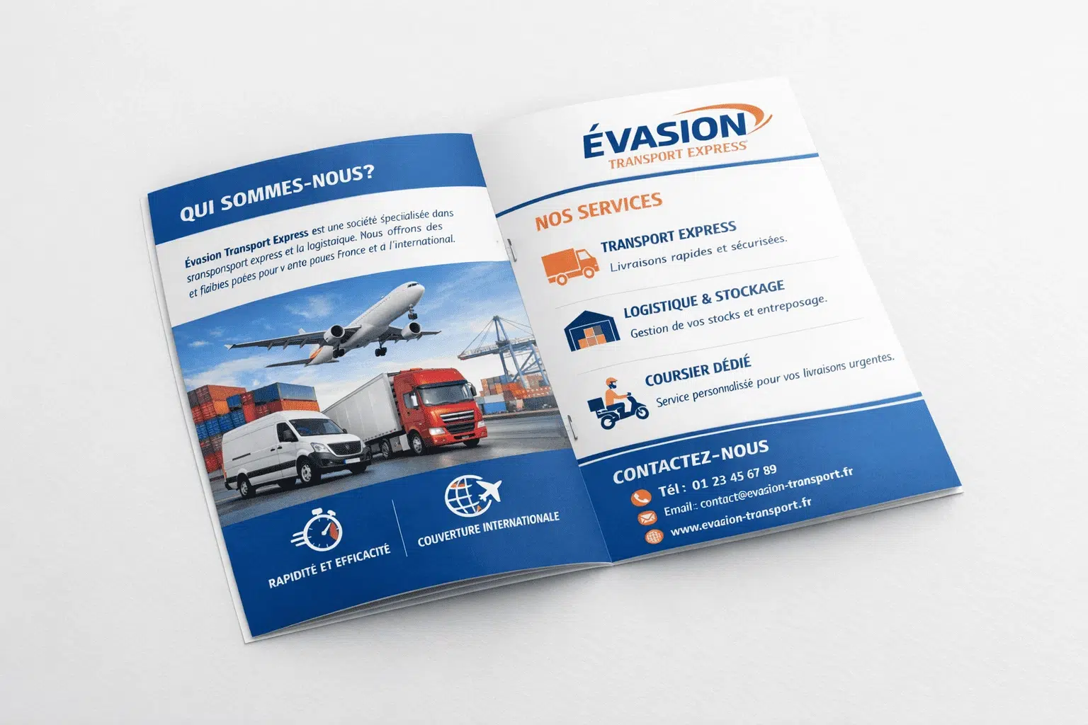 Brochure agrafée pour les professionnels