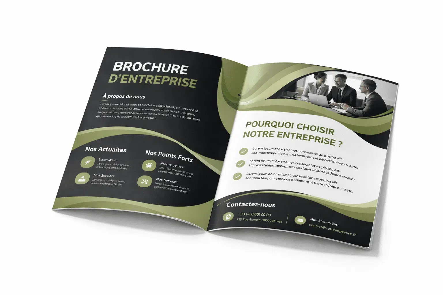 Brochure entreprise professionnelle